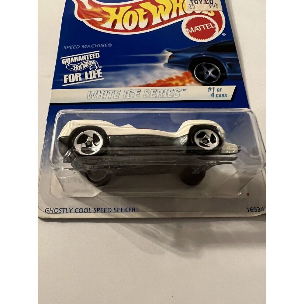 Vintage 1983 HOT WHEELS- DOUBLE VISION WHITE Diecast Speed Seeker Car-Malaysia - Picture 2 of 4